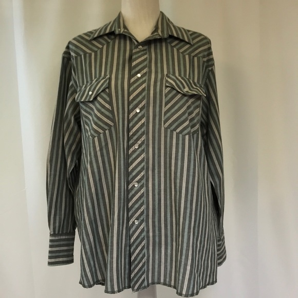 Wrangler Other - Wrangler Western Pearl Snap Long Sleeve